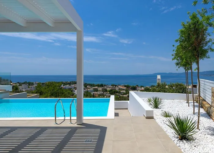 Villa Mimosa In Pefkos Líndos